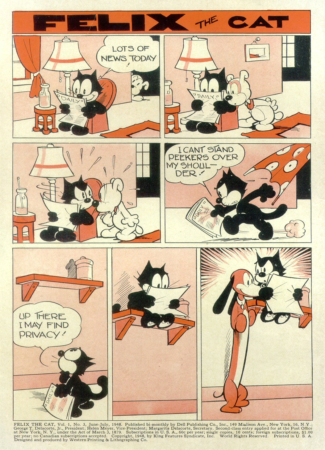 Read online Felix the Cat (1948) comic -  Issue #3 - 2