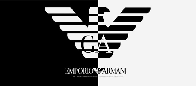 EAGLE OF THE ARMANI LOGO - fashion semiology