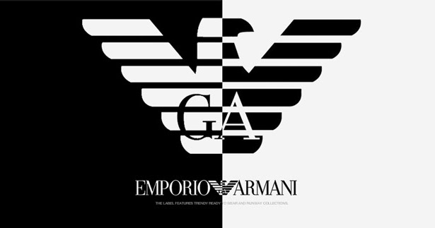 EAGLE OF THE ARMANI LOGO - fashion semiology