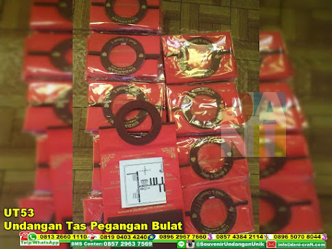 jual Undangan Tas Pegangan Bulat