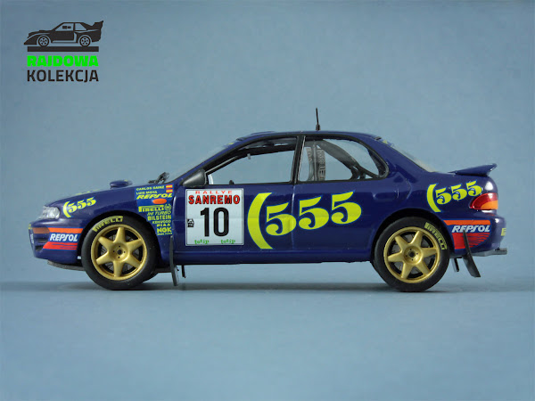 IXO Altaya Subaru Impreza 555 Rally Sanremo 1994