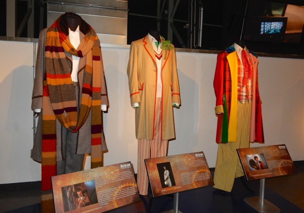 Fourth Fifth Sixth Doctor Who costumes