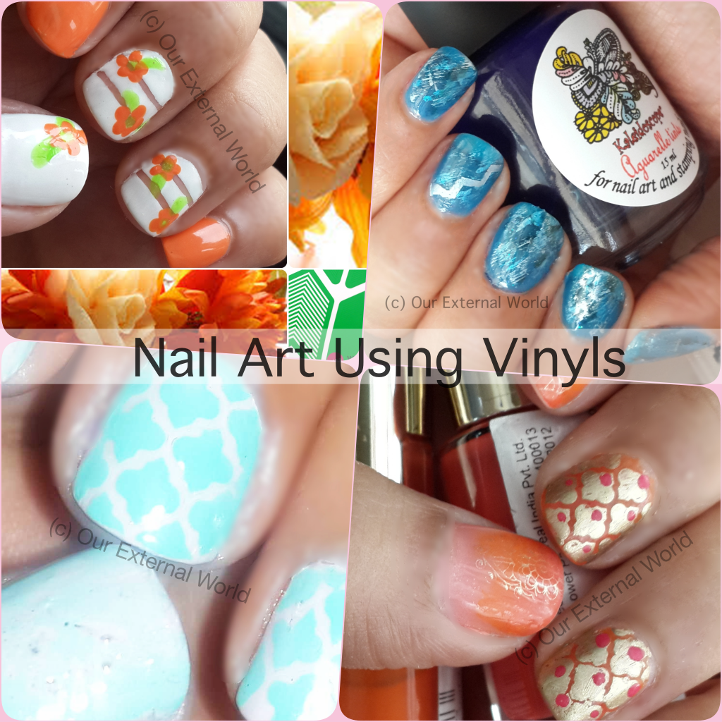 Nail Art Using Nail Vinyls Whats Up Nails