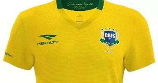 Comprar camisetas de futbol baratas replicas online: Camisetas de futbol del Brasil futsal 2017 ...