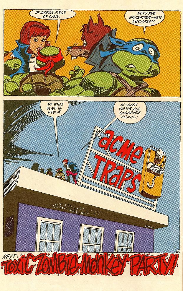 Read online Teenage Mutant Ninja Turtles Adventures (1989) comic -  Issue #22 - 27