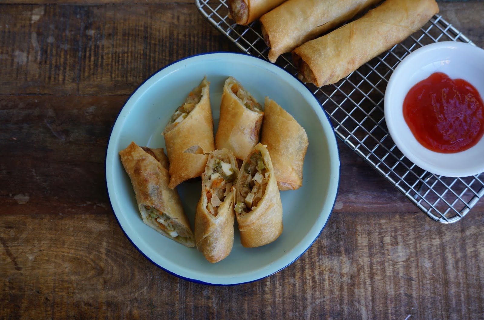 DeepFried Vegetable Spring Rolls (popiah Goreng)