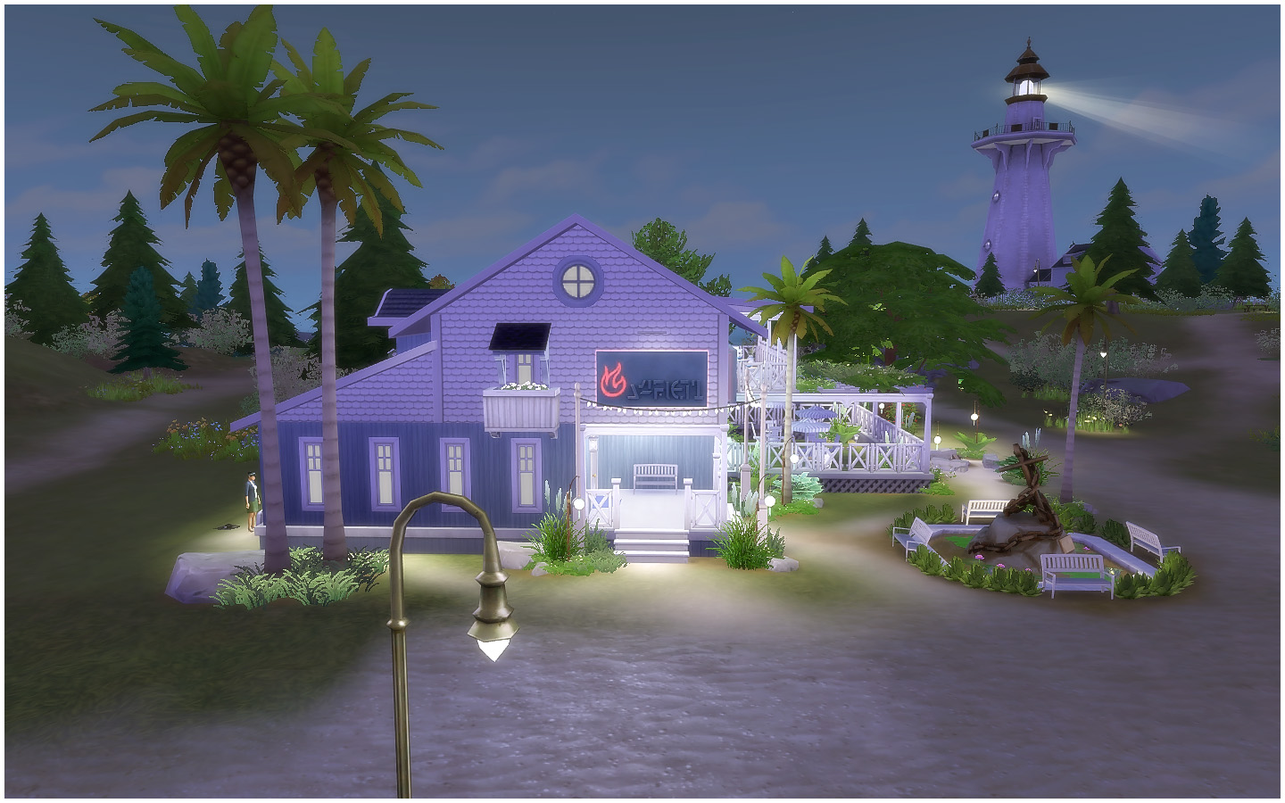 Island Lighthouse The Sims 4 Via Sims