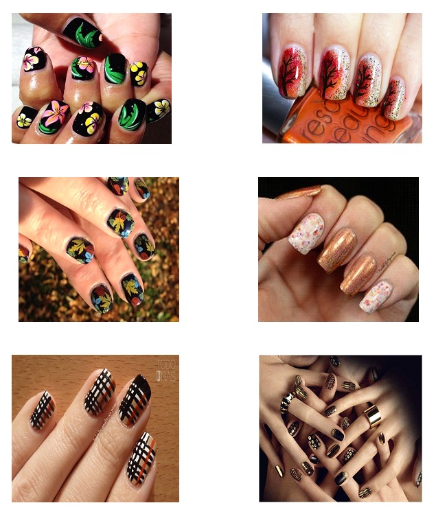 uñas para otoño - IMAGENES - decorado y moda