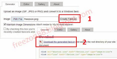 Cara mengganti atau memasang favicon pada blog