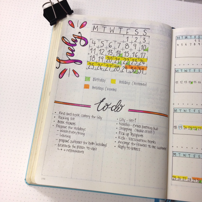 christina77star.co.uk: How to Colour Code your Bullet Journal
