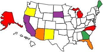 States Where We Found Gold