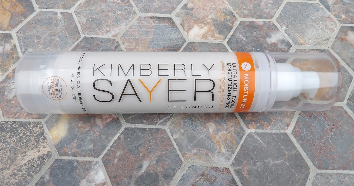 kimberly sayer moisturiser