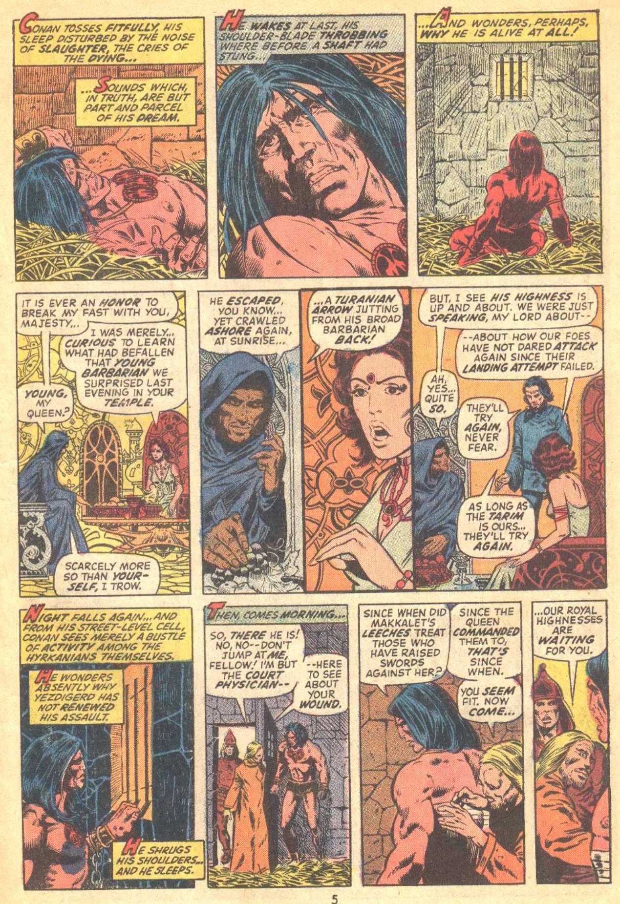 Read online Conan the Barbarian (1970) comic -  Issue #21 - 5
