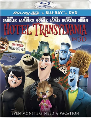 Hotel Transylvania, Home Video, DVD, 3D, BD, Blu-ray, cover, image, box art