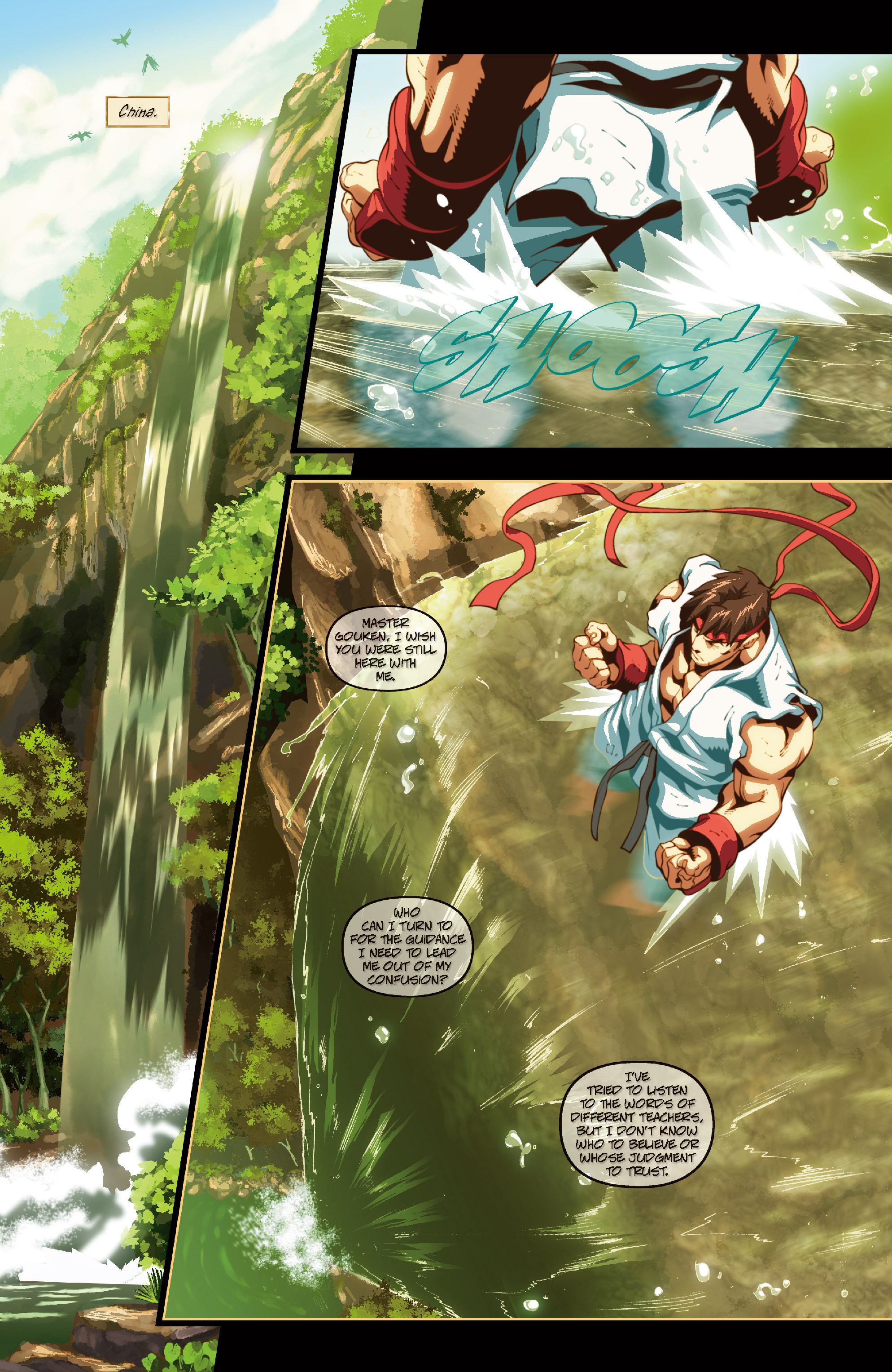 Read online Street Fighter II comic -  Issue #6 - 4