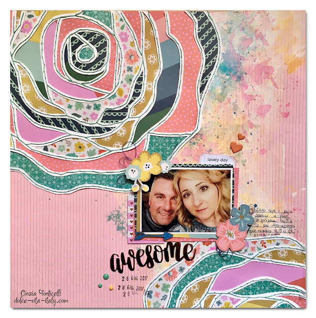 Layout awesome scrapbooking - paige evans