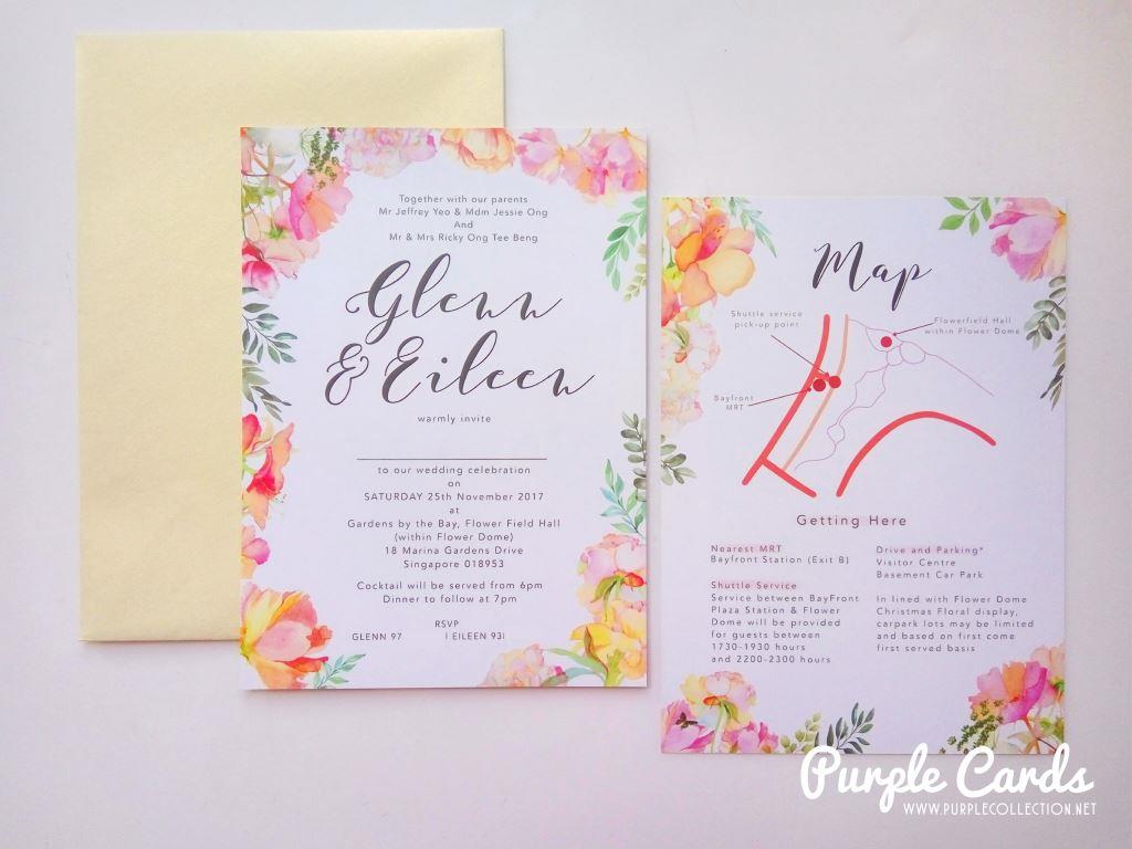 wedding card malaysiapurplecollection modern