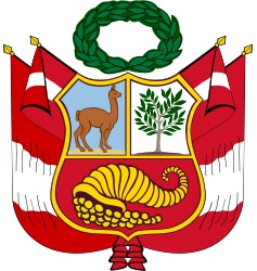 Escudo del Perú Dibujo del Escudo Nacional del Perú a color