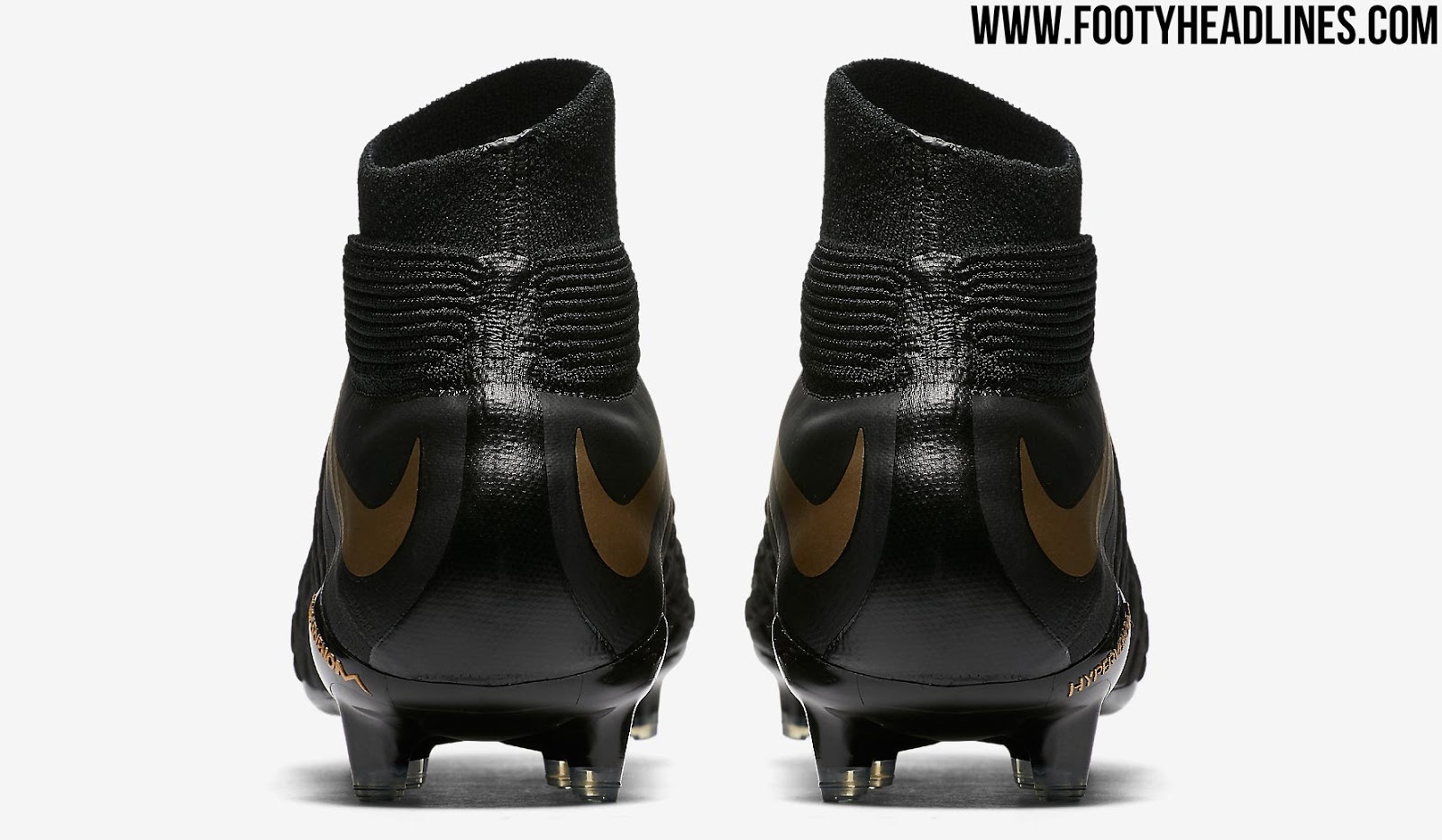 Gold Hypervenom Phantom Elite Black Nike Hypervenom Phantom Online