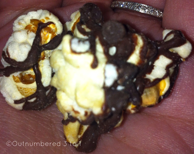 Chocolate Chip Popcorn, Indian Chocolate Chip popcorn