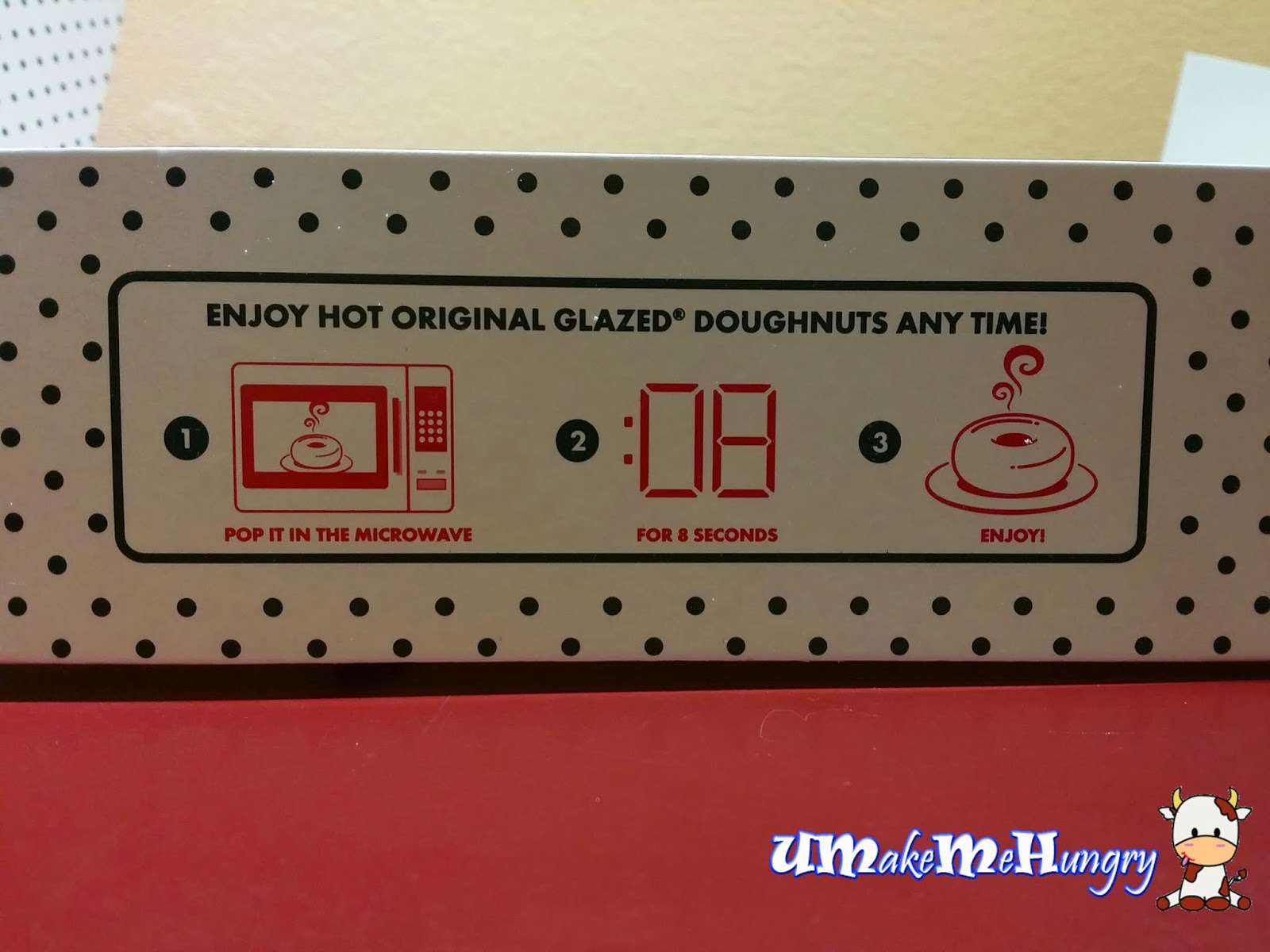 How to enjoy a hot original glazed doughnut