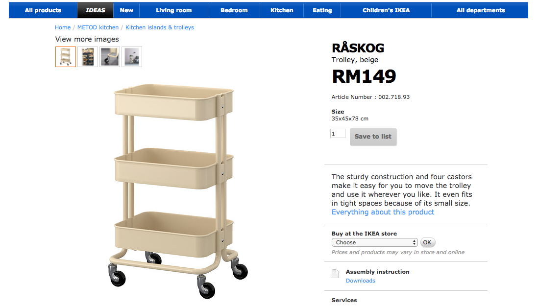 Shopping untuk bilik baby  di IKEA  IMAN ABDUL RAHIM