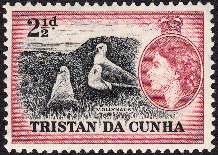 Engraved Stamps! Tristan da Cunha 1954 Definitives