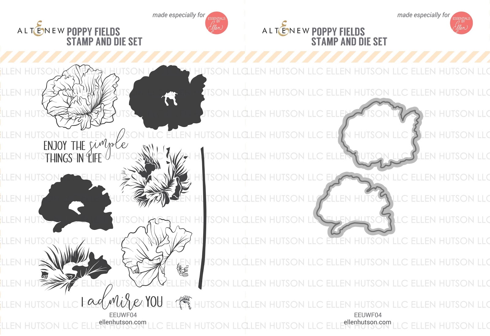Parker&Molly: Ellen Hutson & Altenew UWF stamp set blog hop