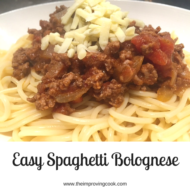 How to make the SIMPLEST spaghetti bolognese recipe at home