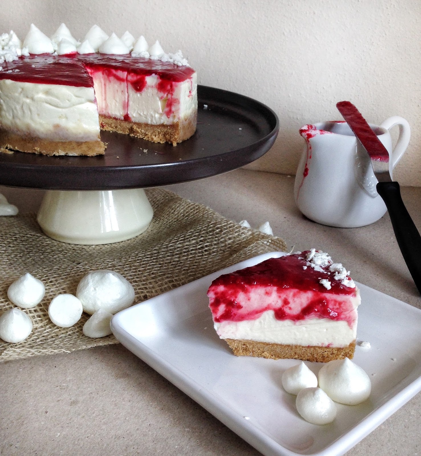 Süt Reçelli Cheesecake Süt Reçelli Cheesecake