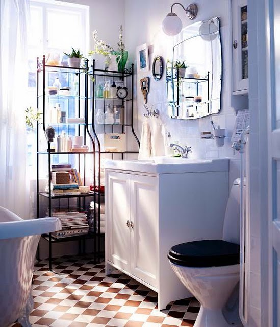 ديكورات للحمامات - افكار للمساحات الضيقة -صور ديكورات لغرف الغسيل modern-bathroom-desi