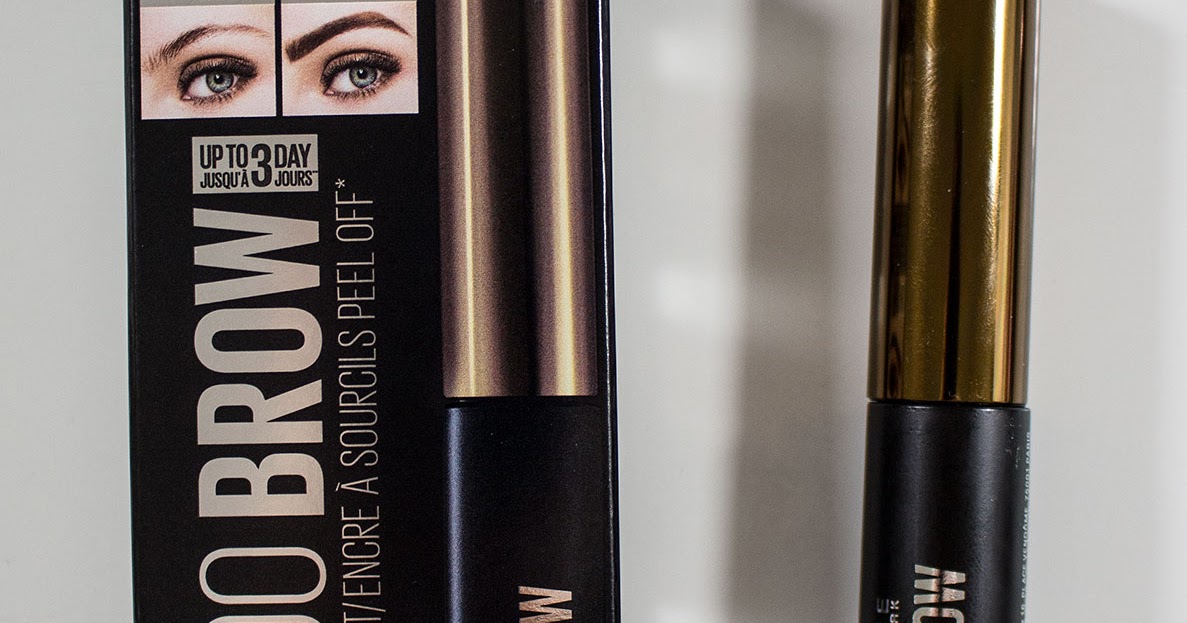 WARPAINT and Unicorns Maybelline Tattoo Brow 3 Day GelTint in Soft