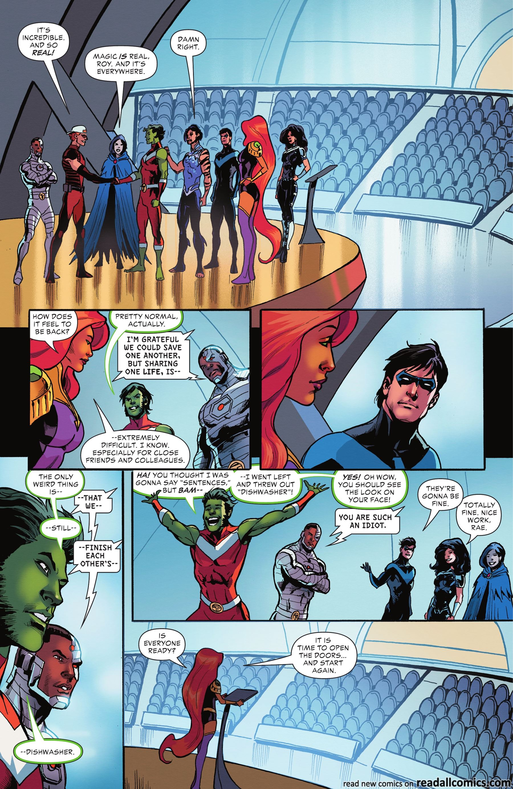 Teen Titans Academy #1 chapter 15 page 19