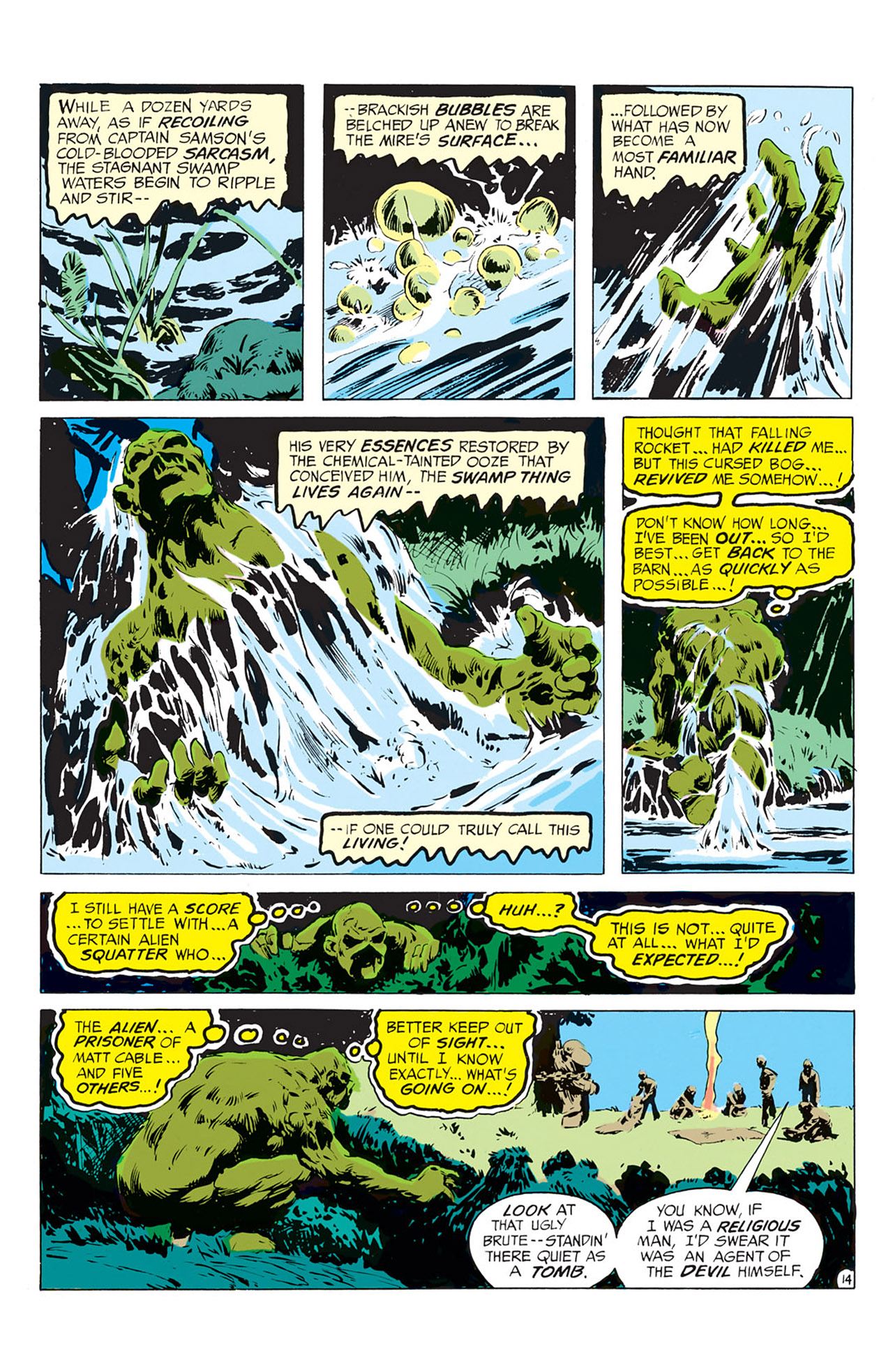 Read online Swamp Thing (1972) comic -  Issue #9 - 15