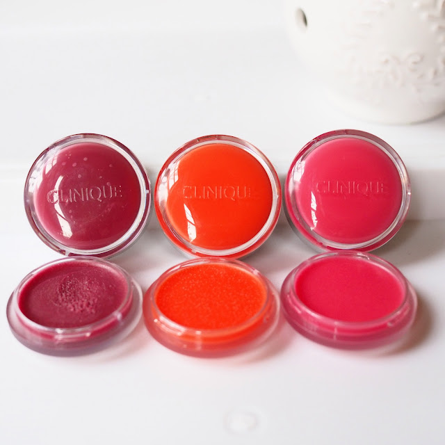 Clinique Sweet Pots in Orange Blossom, Candied Cassis and Pink Framboise