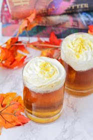 This bubbly and sweet homemade butterbeer is so easy to make, and so delicious! 