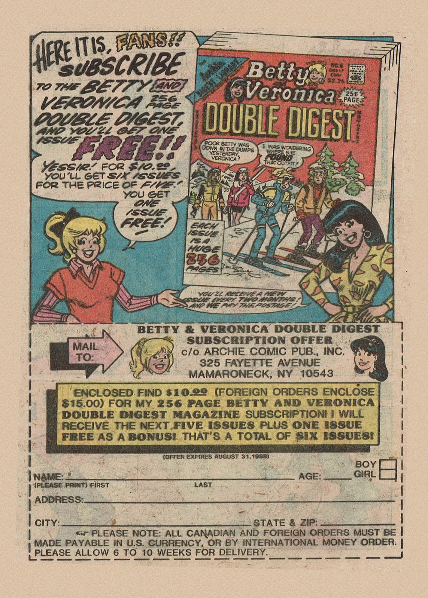 Read online Archie Annual Digest Magazine comic -  Issue #52 - 12
