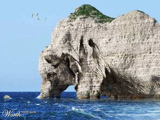 Viral Images Real Or Fake Elephant Rock Real Or Fake
