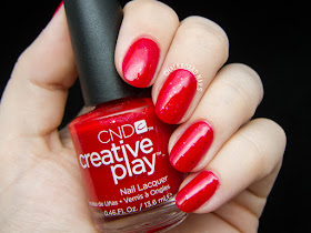 CND Creative Play - Revelry Red @chalkboardnails