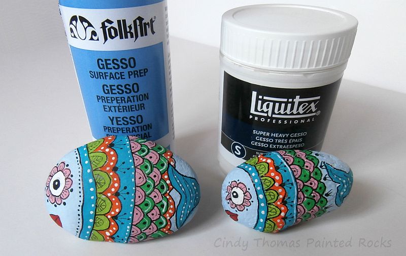 Painting Rock & Stone Animals, Nativity Sets & More Is Gesso a Good