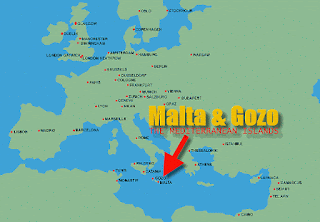 Situación de Malta en Europa.
