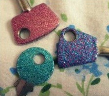 DIY Glitter Key DIY Glitter Key