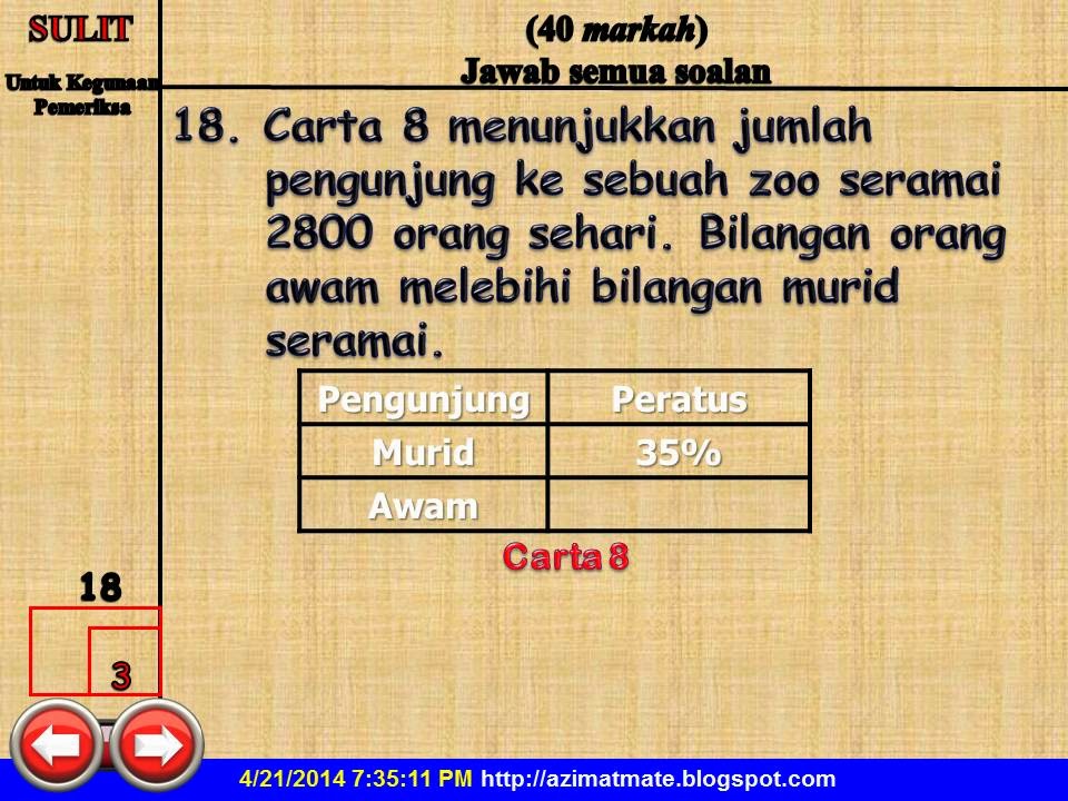 Contoh Soalan Kbat Matematik Tahun 5 - Selangor s