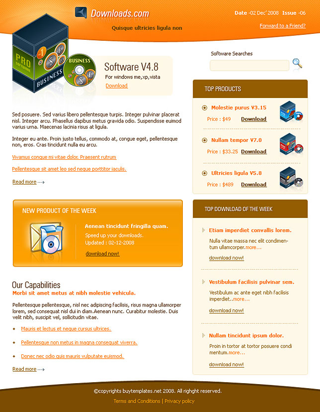 company newsletter design