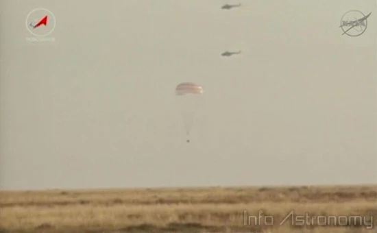 Tiga Astronot ISS Pulang ke Bumi dengan Selamat