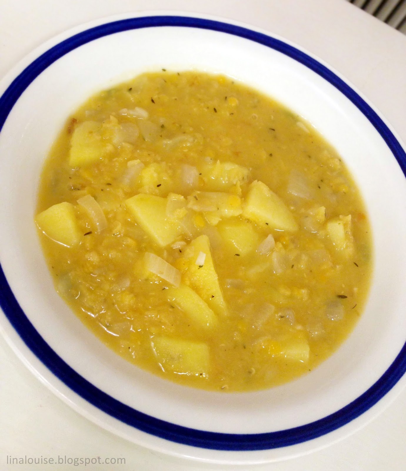Lina Louise POTATO & LENTIL SOUP