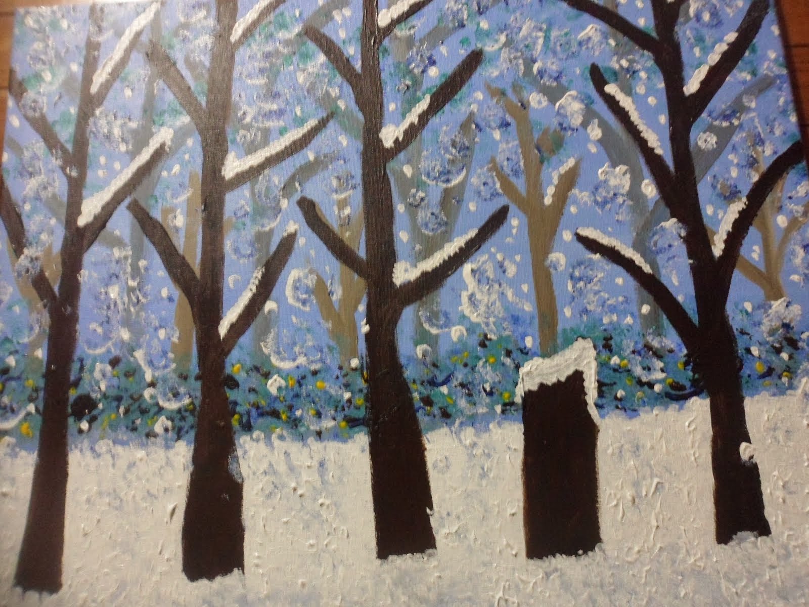 A Winter Scene by Malinda Miles