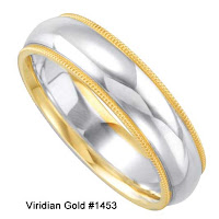 Silver plus Gold Wedding Ring