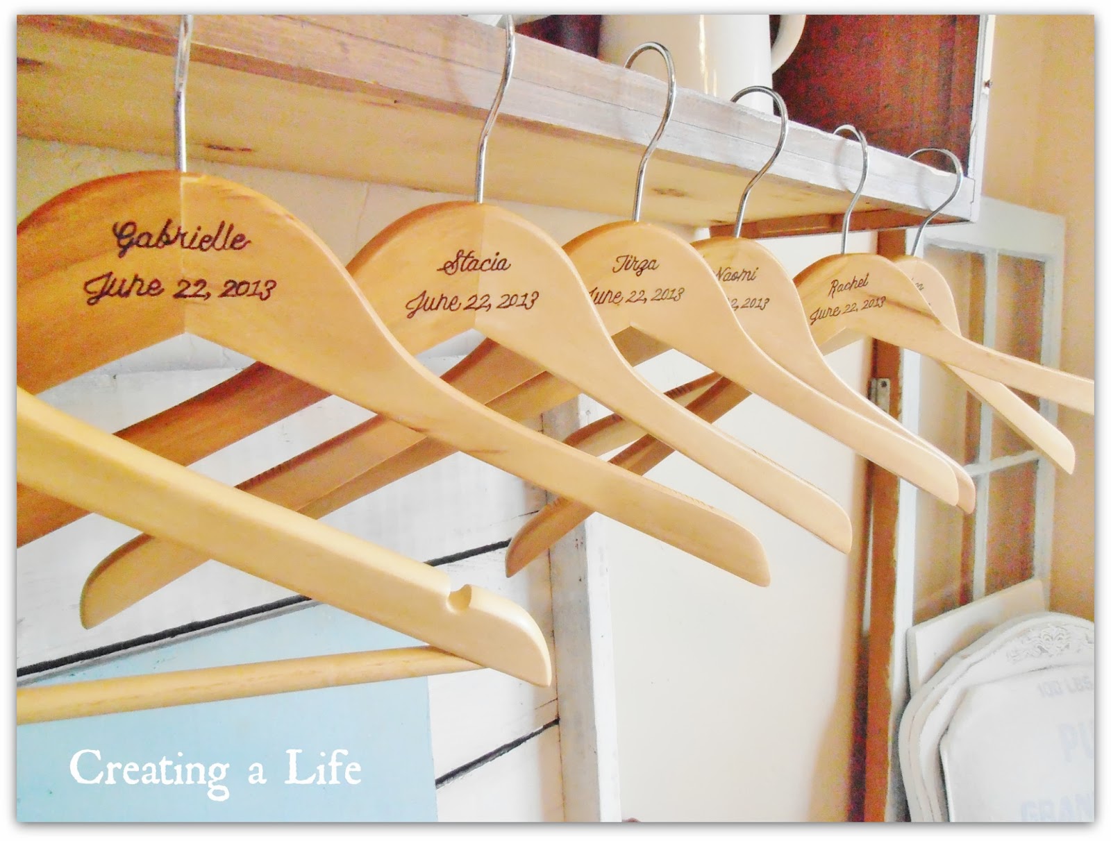 Creating A Life Studio Personalized Hangers