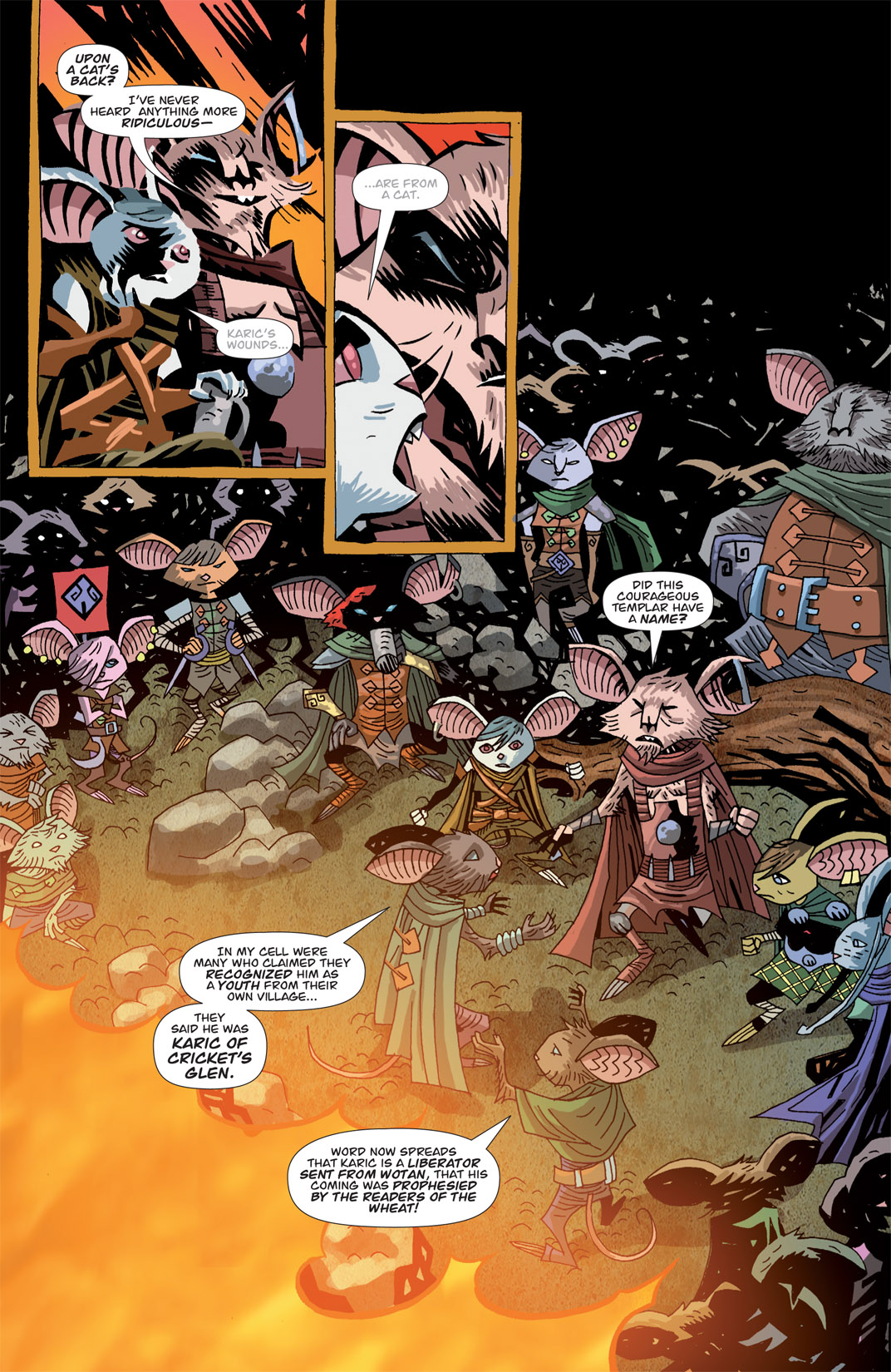 Read online The Mice Templar Volume 3: A Midwinter Night's Dream comic -  Issue #5 - 9